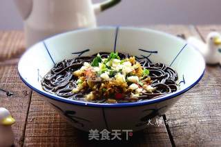 凉拌蕨根粉的做法步骤：4