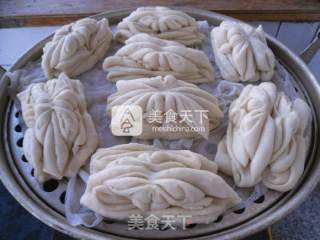 莲花花卷的做法步骤：12
