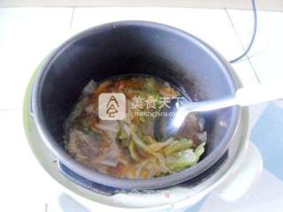 绿甘蓝炖柿子的做法步骤：8