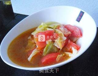 绿甘蓝炖柿子的做法步骤：12