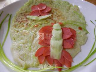 小瓜煎饼的做法步骤：8