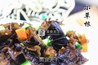 凉拌麻油木耳的做法步骤：9