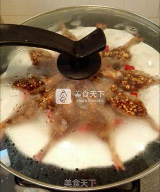 花开富贵虾的做法步骤：9