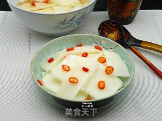 节后刮油，酸辣脆爽萝卜的做法步骤：5