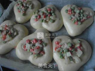 蔬菜调理面包的做法步骤：10