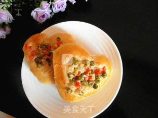 蔬菜调理面包的做法步骤：11