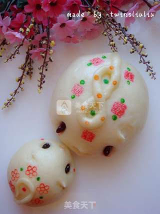 刺猬老鼠花样馒头（豆沙包）的做法步骤：25