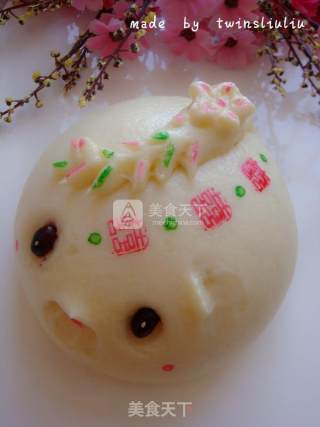 刺猬老鼠花样馒头（豆沙包）的做法步骤：29