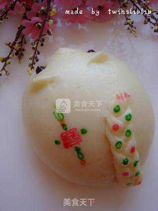 刺猬老鼠花样馒头（豆沙包）的做法步骤：31