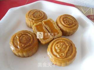 南瓜蓉馅月饼的做法步骤：20