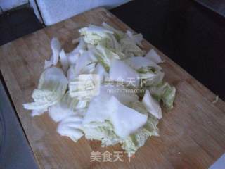 牛肠白菜片的做法步骤：5