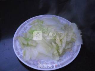 牛肠白菜片的做法步骤：7