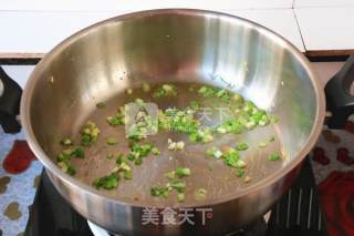 韭菜炒小米饭的做法步骤：8