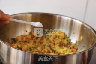 韭菜炒小米饭的做法步骤：12