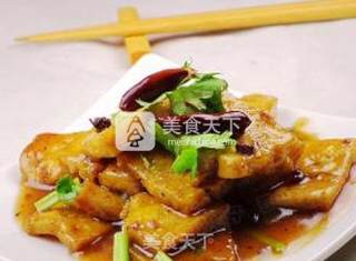 麻辣烧汁豆腐的做法步骤：5