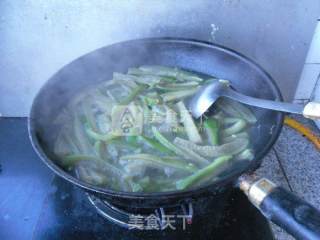 牛肉粉丝瓜条的做法步骤：8