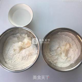 中式五仁酥的做法步骤：1
