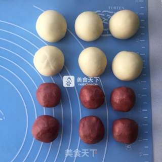 红曲豆沙酥的做法步骤：3