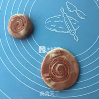 红曲豆沙酥的做法步骤：16