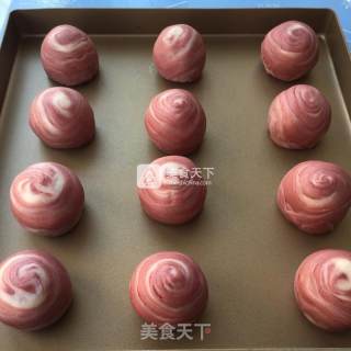 红曲豆沙酥的做法步骤：20
