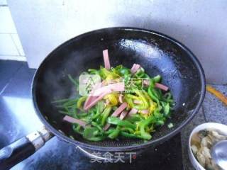 肉肠黄花菜的做法步骤：10