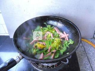 肉肠黄花菜的做法步骤：12