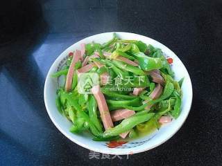 肉肠黄花菜的做法步骤：13