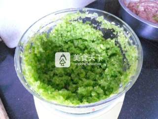 青椒猪肉水饺的做法步骤：7