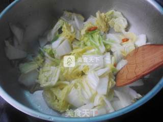 木耳炒白菜的做法步骤：7