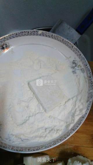拔丝奶豆腐的做法步骤：2