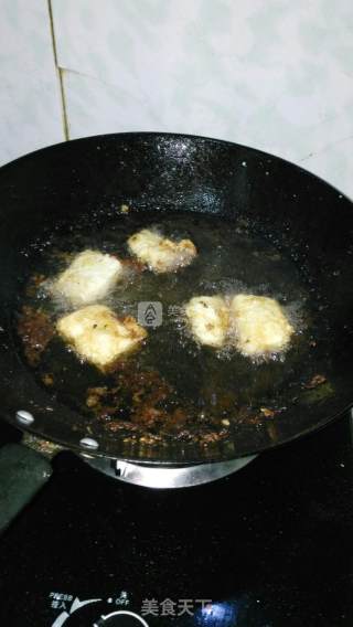 拔丝奶豆腐的做法步骤：4