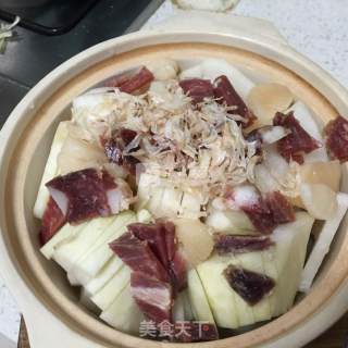 干贝腊方炖萝卜的做法步骤：3