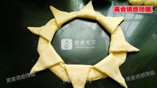 太阳花面包的做法步骤：9