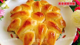 太阳花面包的做法步骤：19