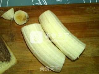 香蕉土司卷的做法步骤：4