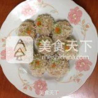 珍珠糯米丸子的做法步骤：15