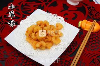 饭店炸虾仁的做法步骤：8