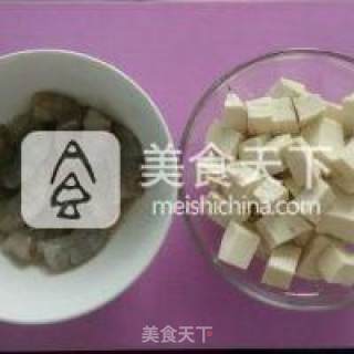 虾仁豆腐的做法步骤：1
