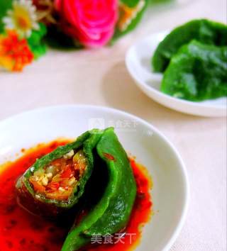彩色菠菜饺子的做法步骤：12