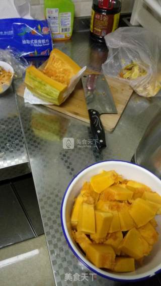 活煮南瓜的做法步骤：1