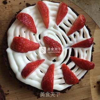 可可香莓（草莓裸蛋糕）的做法步骤：27