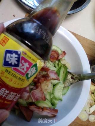 猪耳拌黄瓜的做法步骤：3