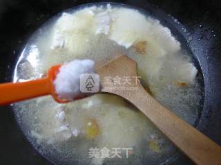 鱼骨豆腐汤的做法步骤：8