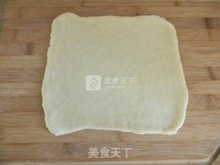 蛋糕夹心杏仁片面包的做法步骤：15