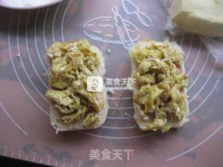 芙蓉蛋奶酪面包的做法步骤：7