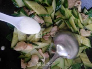 肉炒瓜片的做法步骤：5