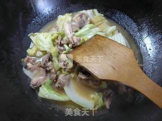 白菜煮鸡骨架的做法步骤：8