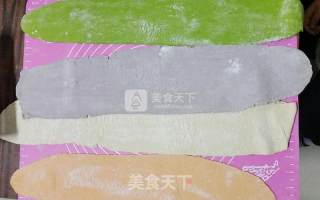 彩色手擀面的做法步骤：8