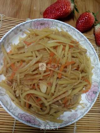 醋溜土豆丝的做法步骤：8