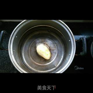 土豆泥腊味青菜饭的做法步骤：2